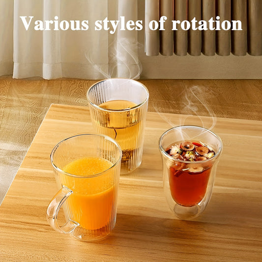 Latte Macchiato Mug 4X250Ml - Double Coffee Mugs 2