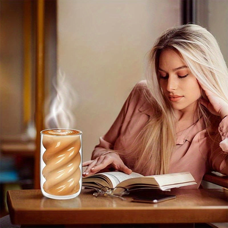 2/4pcs - 350ml Double-Wall Coffee Cup 4