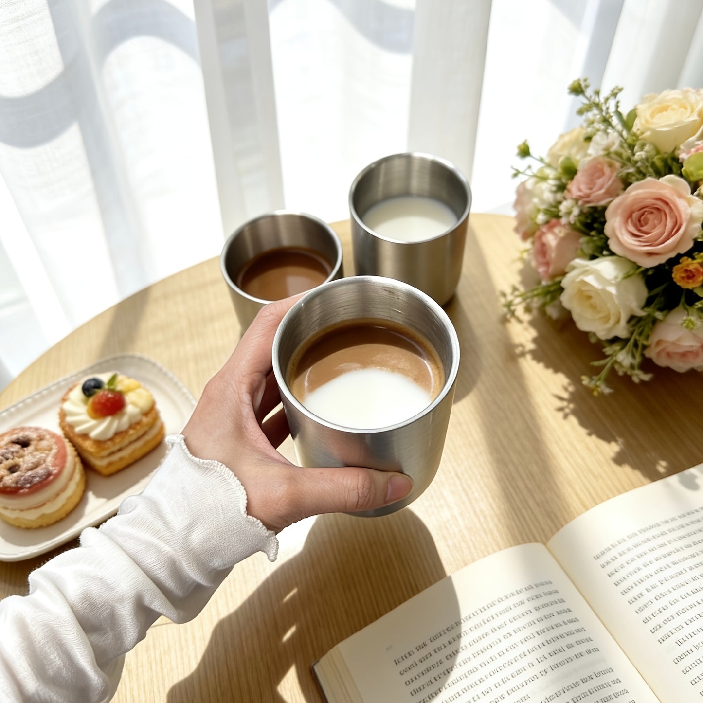 304 Stainless Steel Thickened Double-Wall Insulated Cup 7