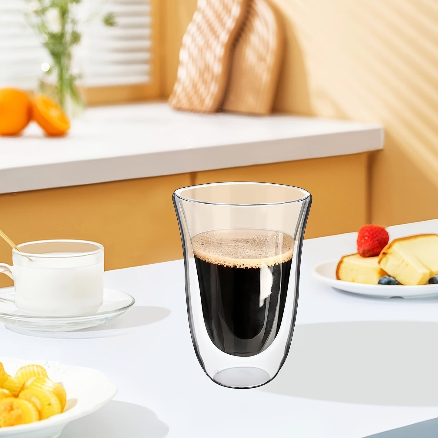 Latte Macchiato Mug 4X250Ml - Double Coffee Mugs 5