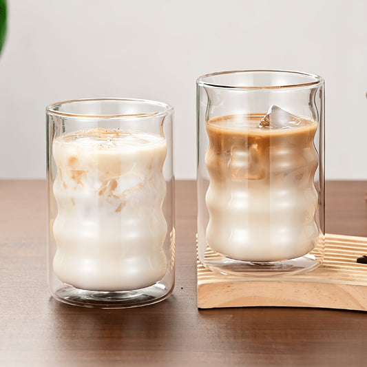 2pcs Double-Layer Coffee Cups 2