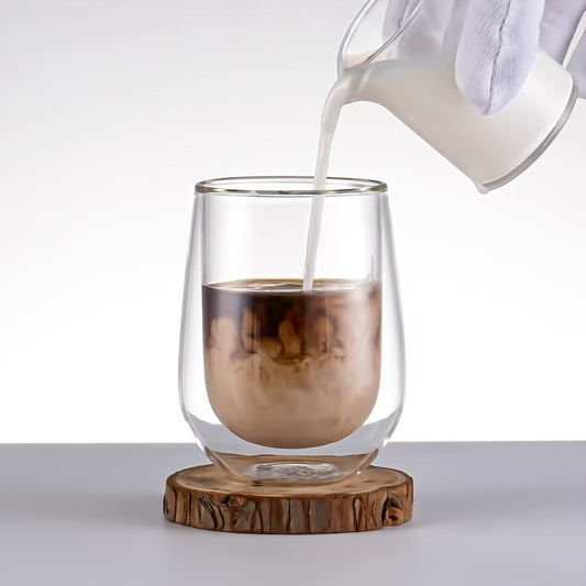 350Ml Double-Walled Glass Water Cup 2