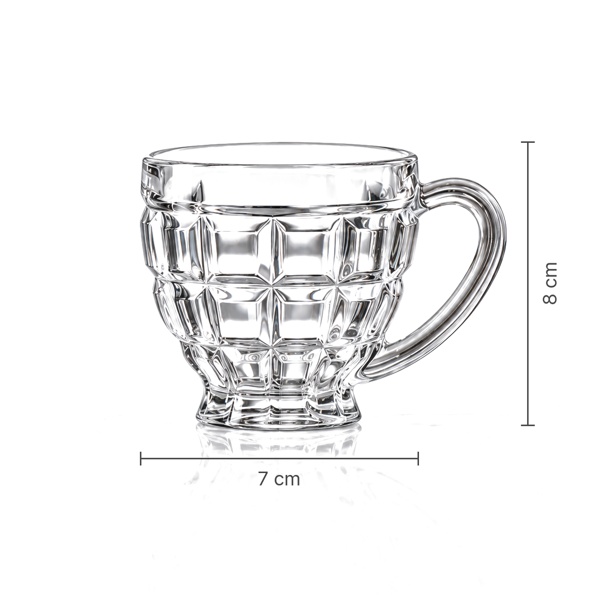 Dimensions: 7 cm wide, 8 cm high