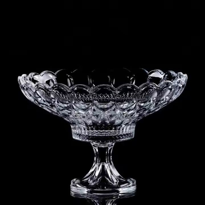 K-441-Crystal Serving Bowl/ Decorative Bowl