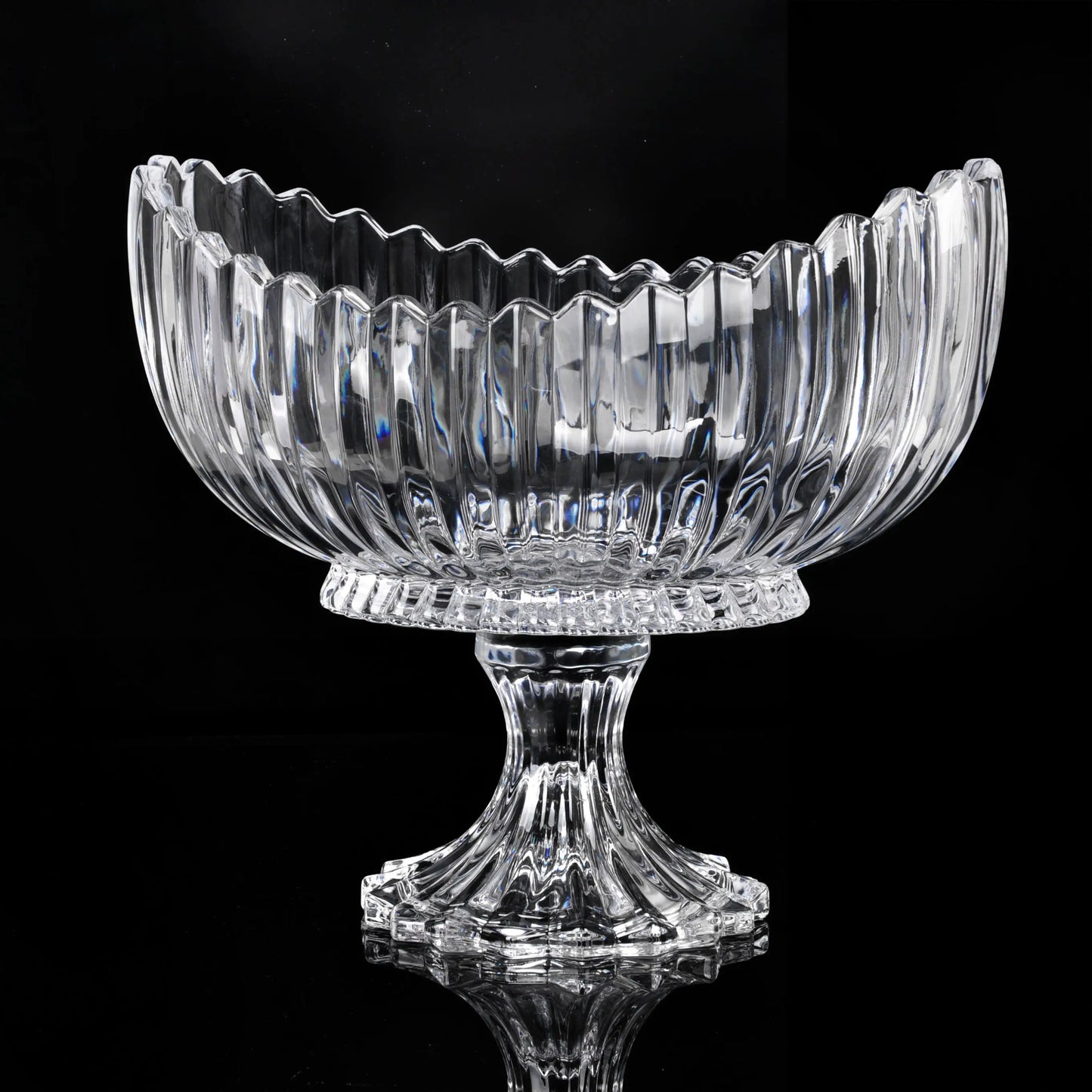 K-471-Crystal Serving Bowl/ Decorative Bowl