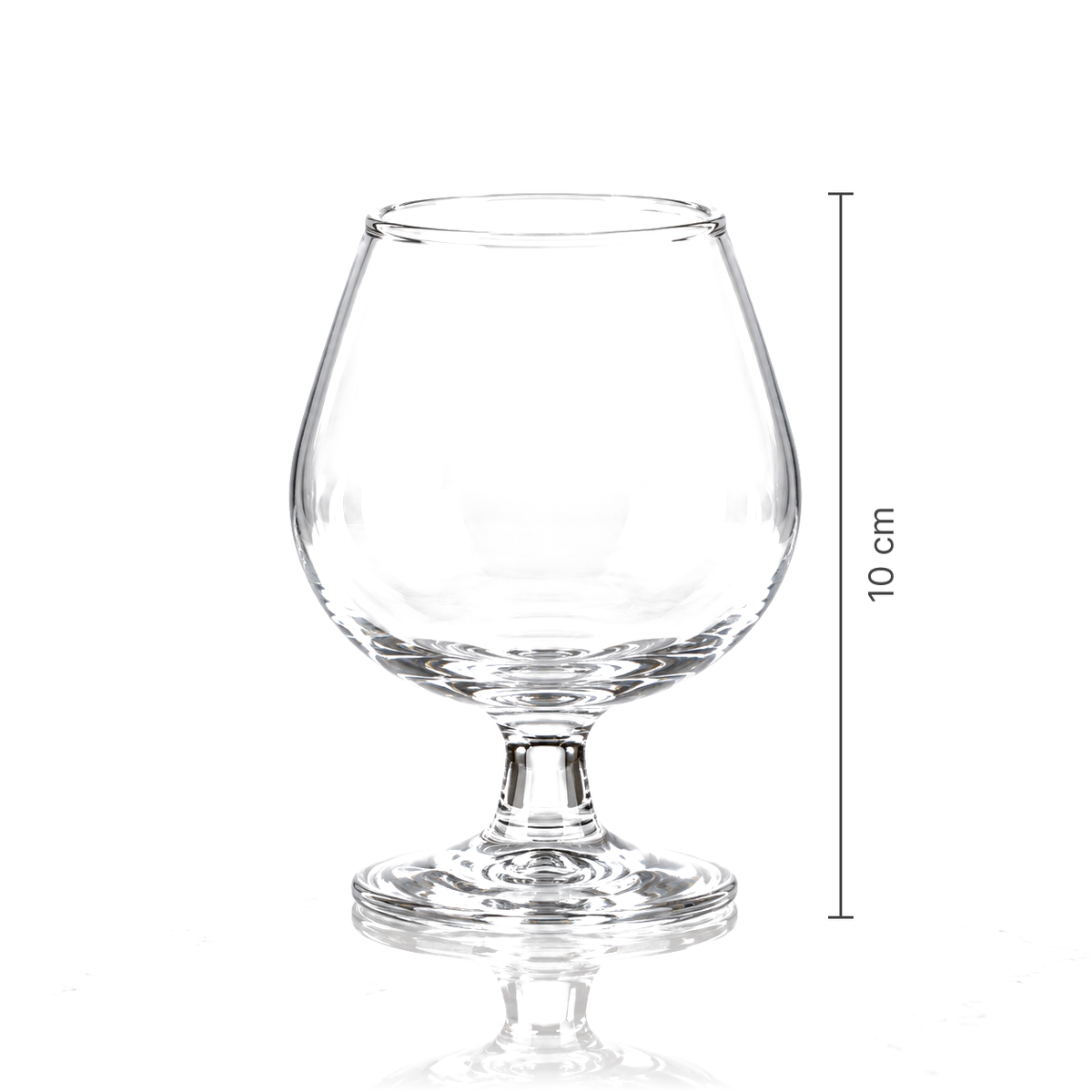 Snifter glass height 10 cm
