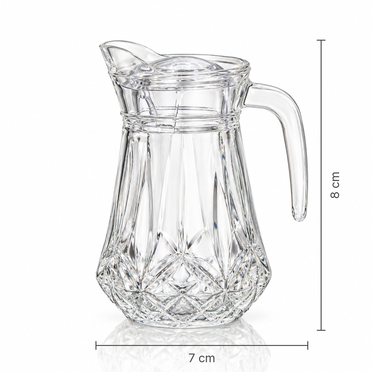 Glass Jug with lid
