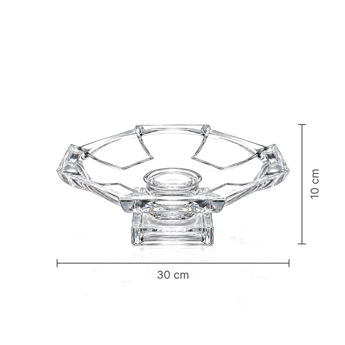 Crystal platter dimensions