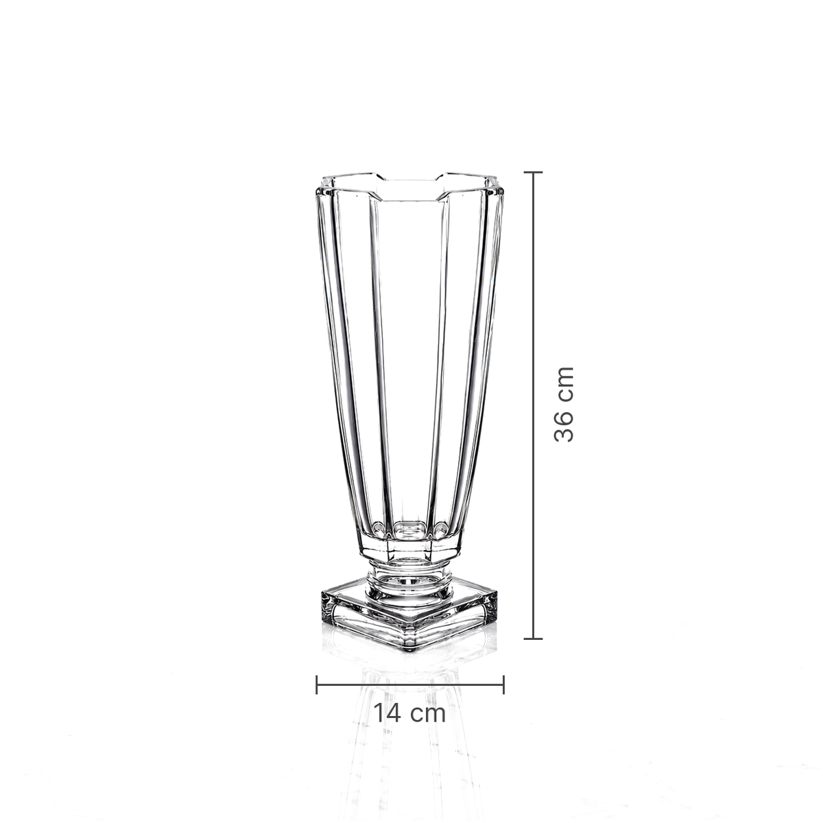 Crystal vase dimensions