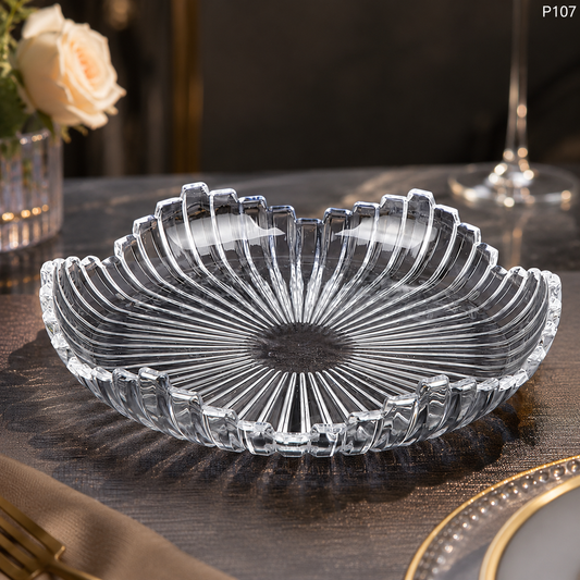 P107 crystal serving fruit plate lifestyle
