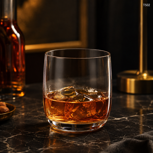 T502 crystal old fashioned glass luxury lifestyle