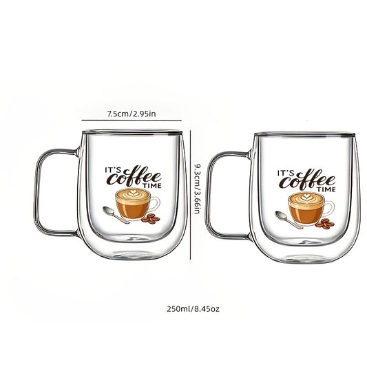 2pcs Printed Double-Wall Mugs 2