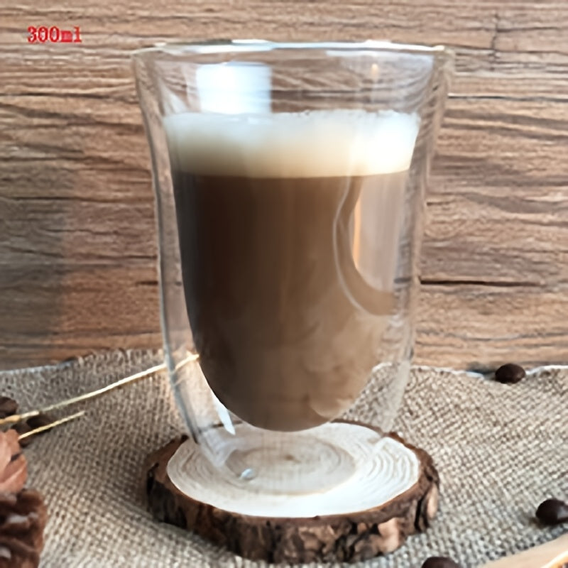 1pc Double-Layer Glass Cup