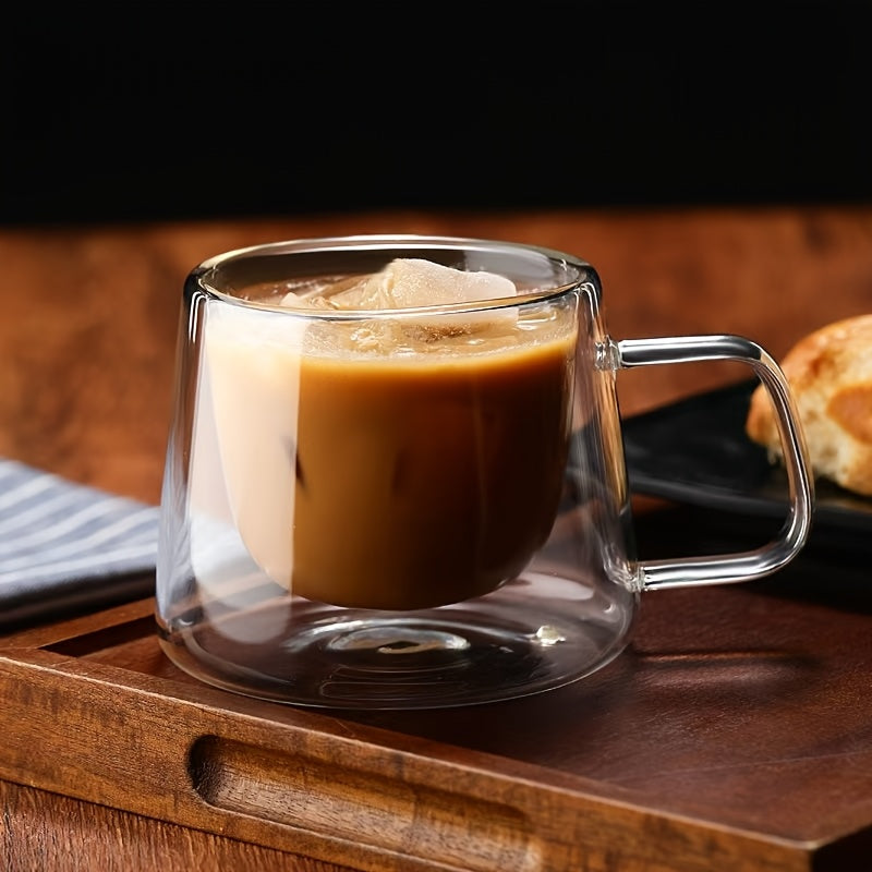 4pcs Double-Wall Heat-Resistant Glass Coffee Cups 4