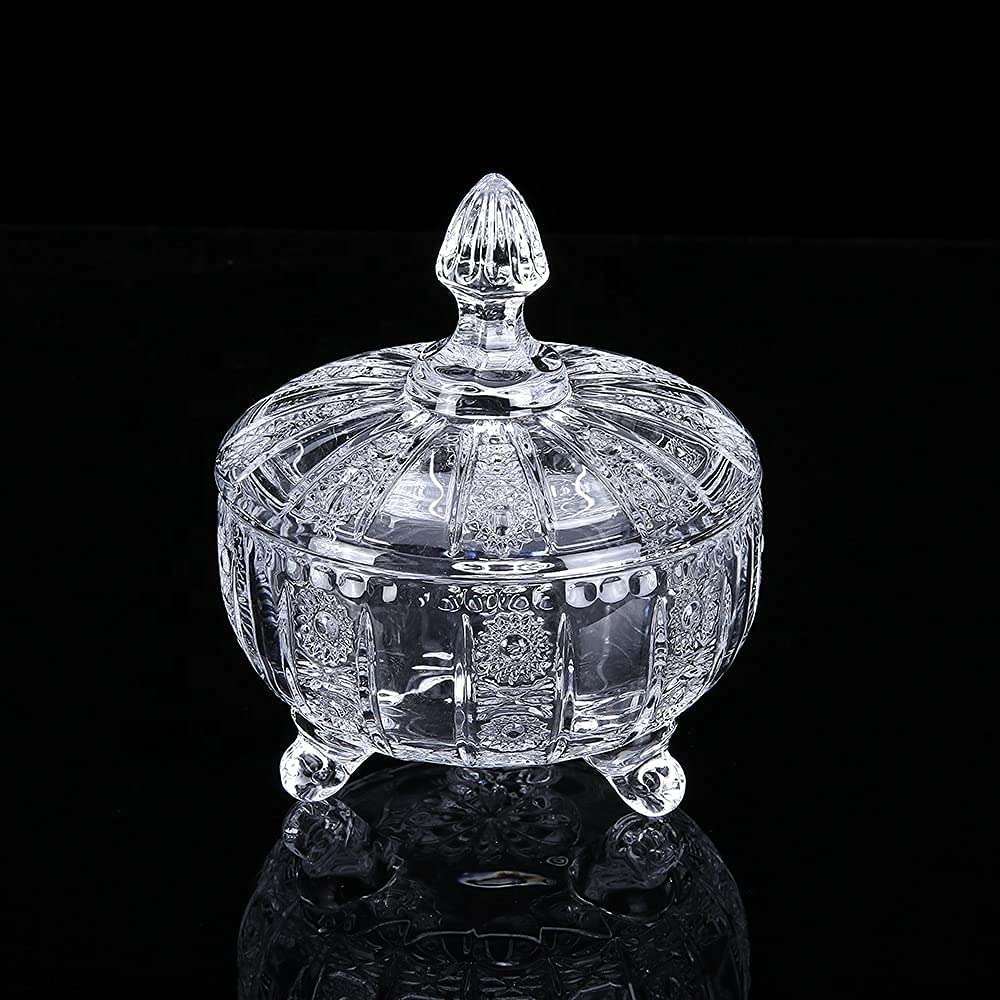 Candy Bowl with Lid, Decorative Bowl