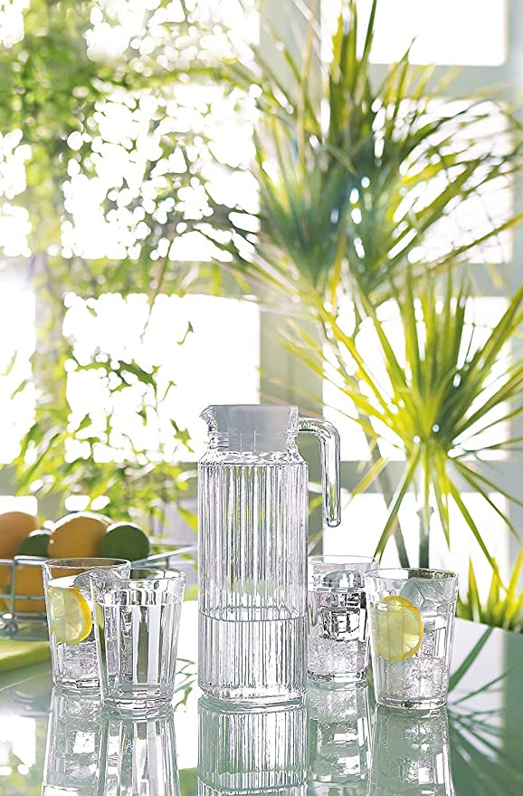 J-701-Glass Jug with Lid