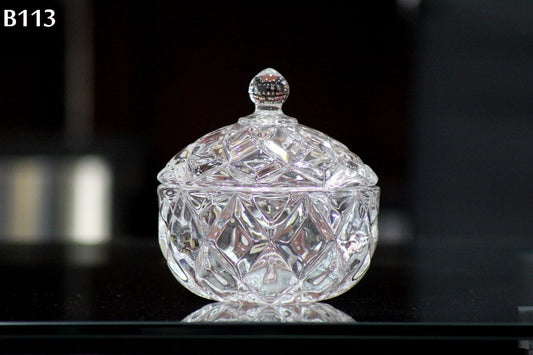 Candy Bowl with Lid, Decorative Bowl