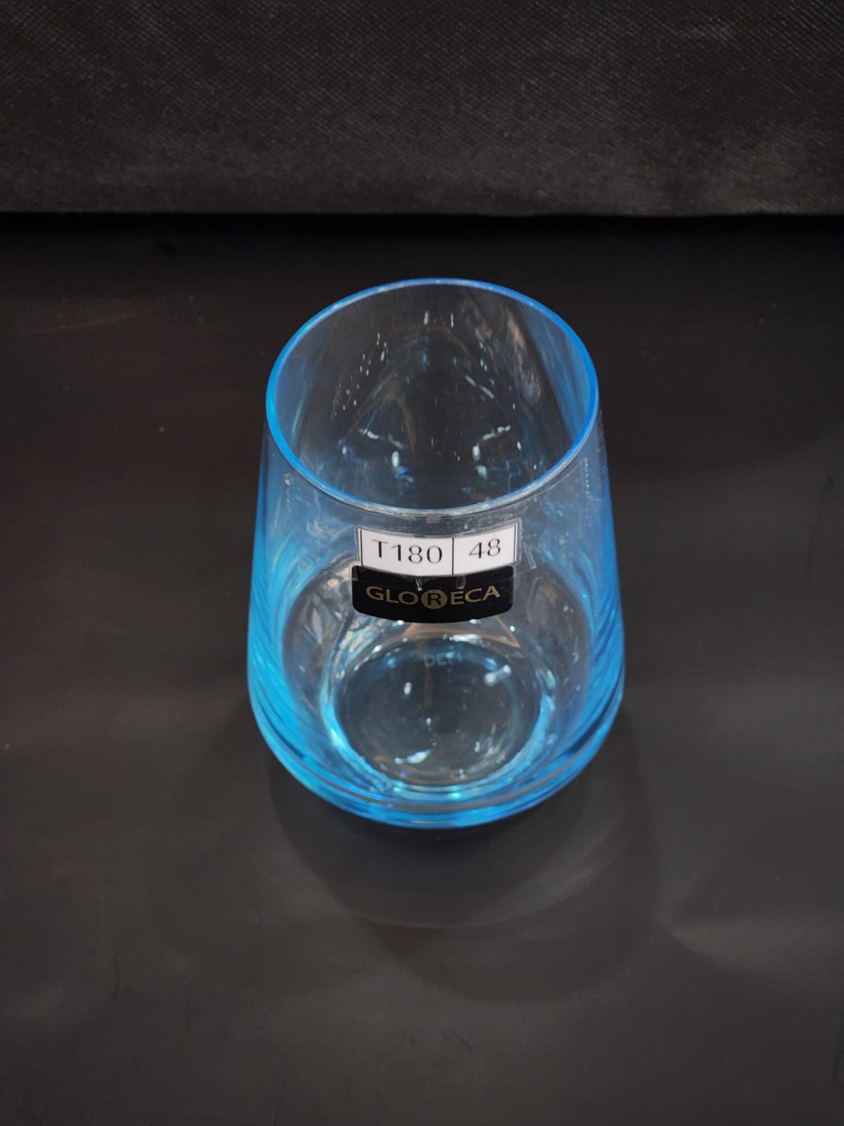 Colored Glass, Blue Rock Glass/Whiskey Glass