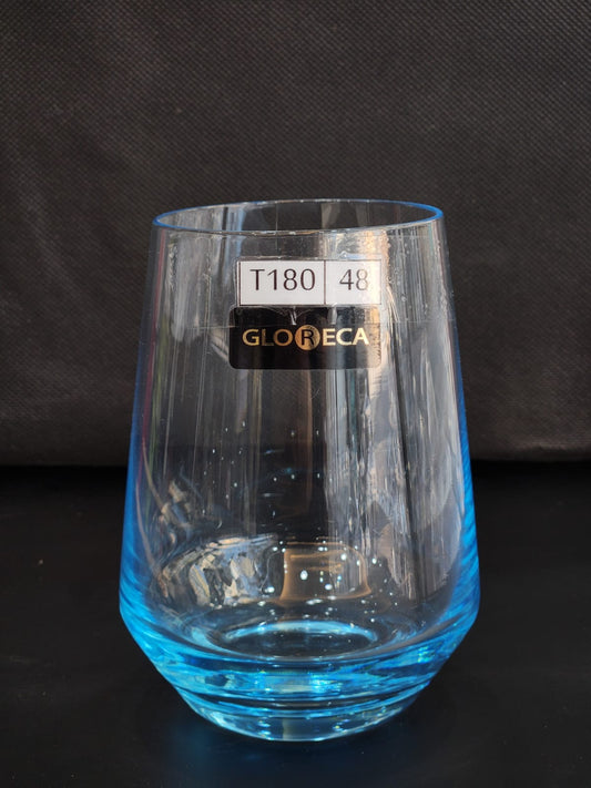 Colored Glass, Blue Rock Glass/Whiskey Glass