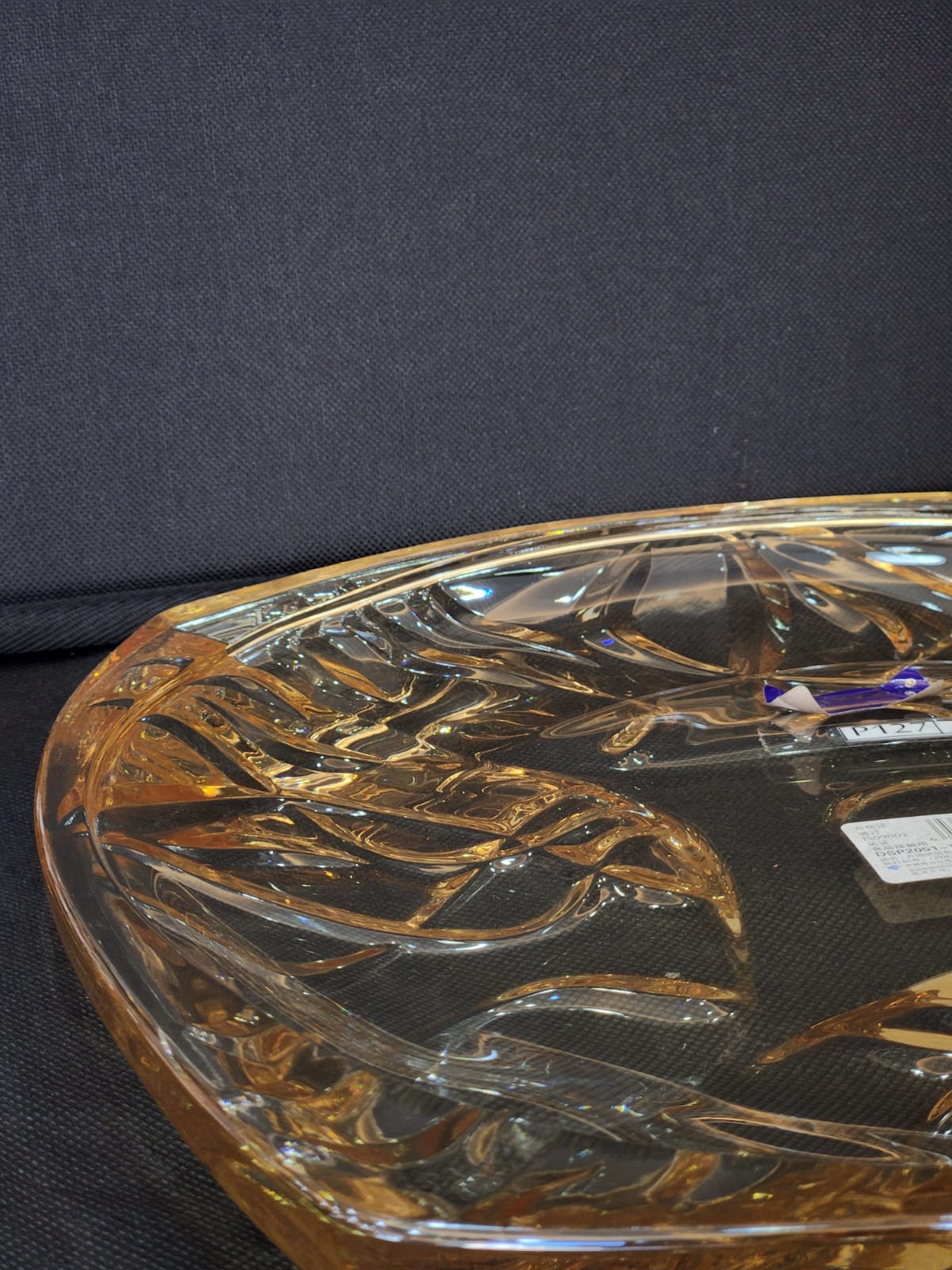 Crystal Serving Fruit Plate