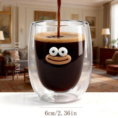 Hand-Blown Double-Wall Glass Tumblers - Insulated 5