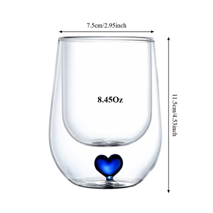 2pcs 2pcs Double-Walled Insulated Crystal Wine Glasses Suitable For Weddings 3