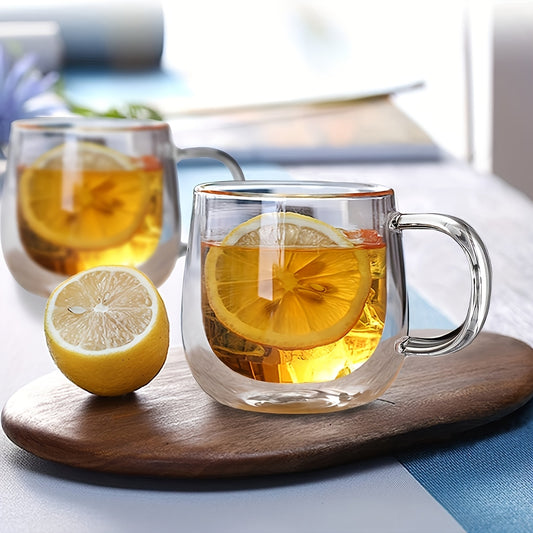 2/4/6/12pcs Set - 200ml - Double-Wall Glass Coffee Cups 2