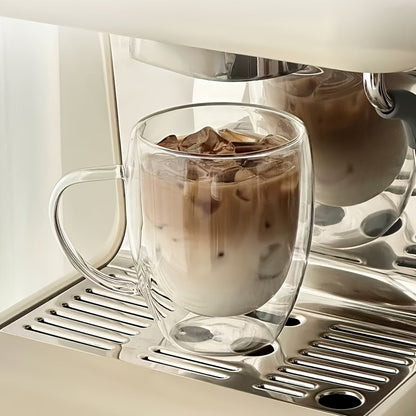 4pcs Double-Wall Glass Coffee Cups With Handles 5