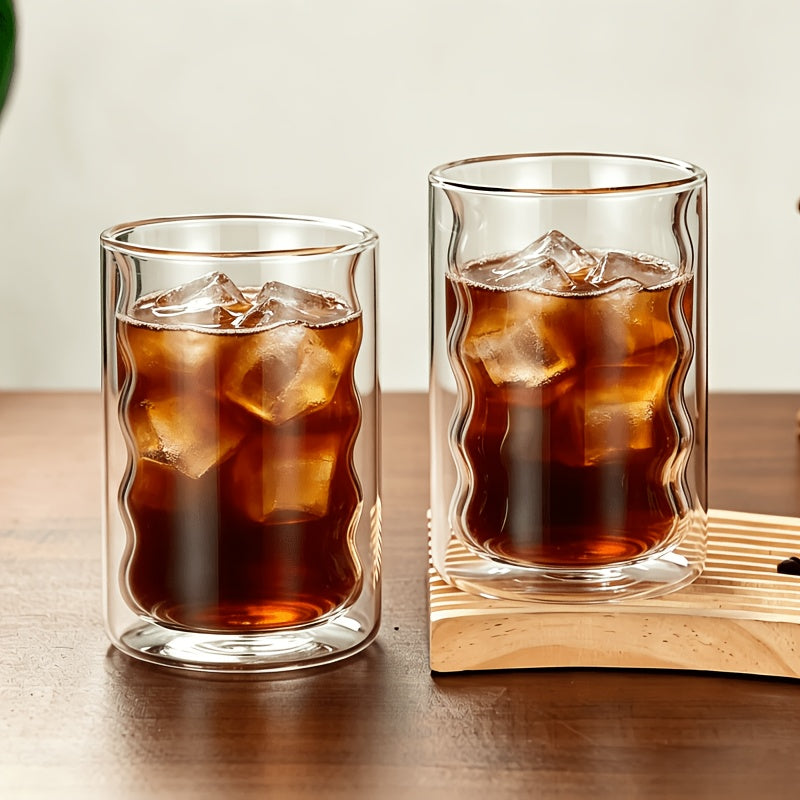 2pcs Double-Layer Coffee Cups