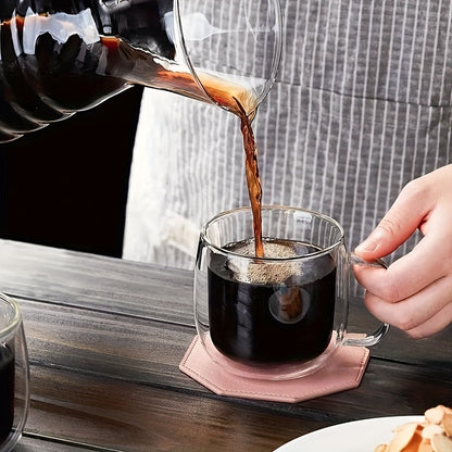 2/4/6pcs Set - 200Ml - Double-Layer Glass Coffee Cup 5