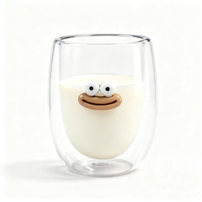 Hand-Blown Double-Wall Glass Tumblers - Insulated 9