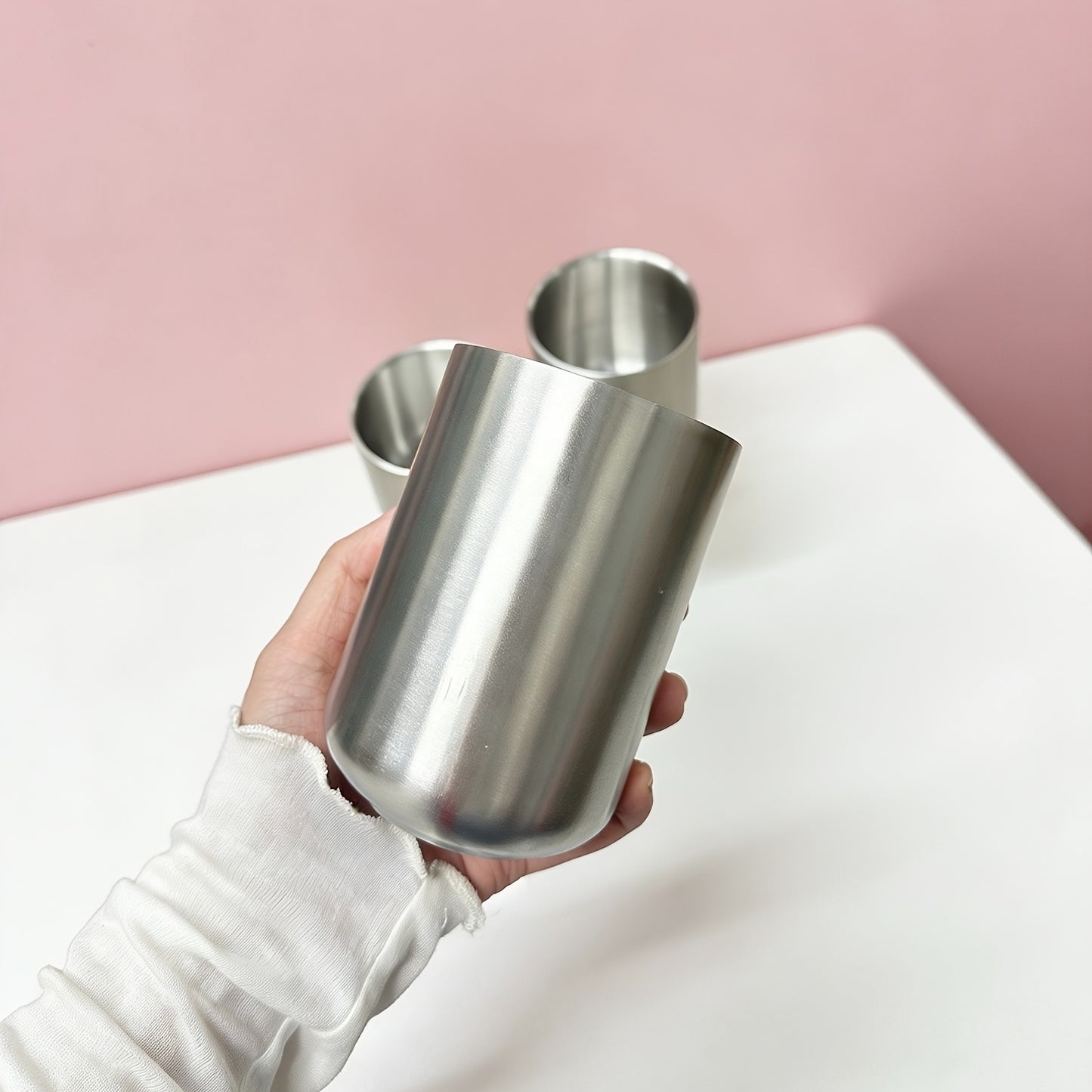 304 Stainless Steel Thickened Double-Wall Insulated Cup 6