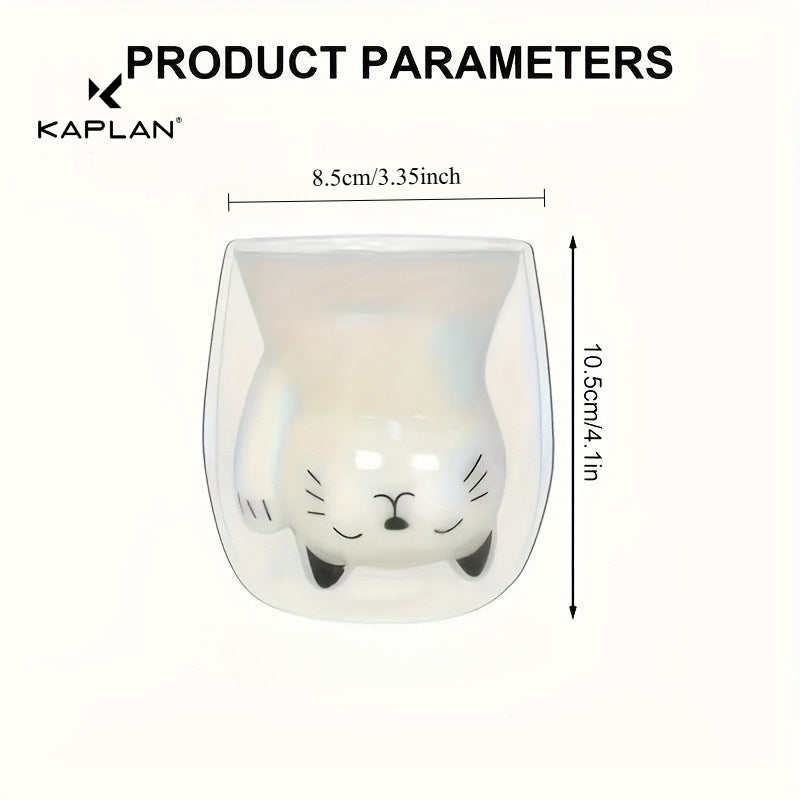 1pc Kaplan Cute Cup - Double-Wall Coffee Mug 3