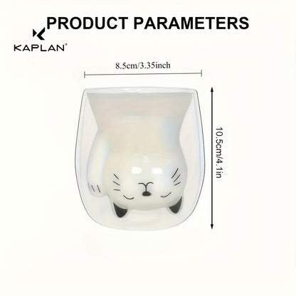 1pc Kaplan Cute Cup - Double-Wall Coffee Mug 3