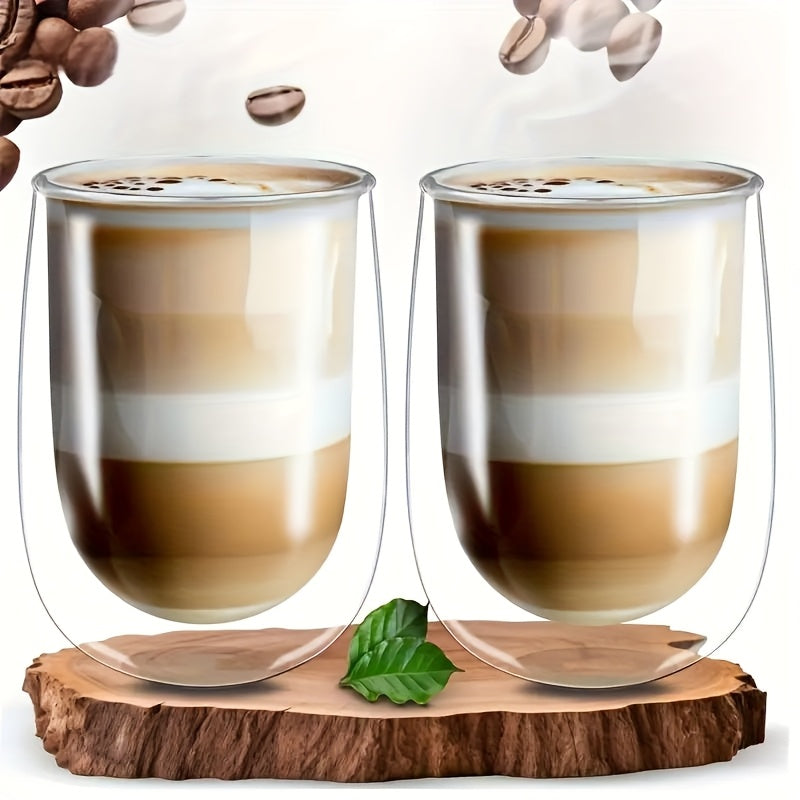 4pcs Or 6pcs Double-Cup Latte Macchiato Glass Cups 5