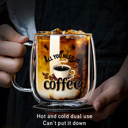 This Includes Three Items: Two Double-Walled Borosilicate Glasses And A Golden Spoon 10