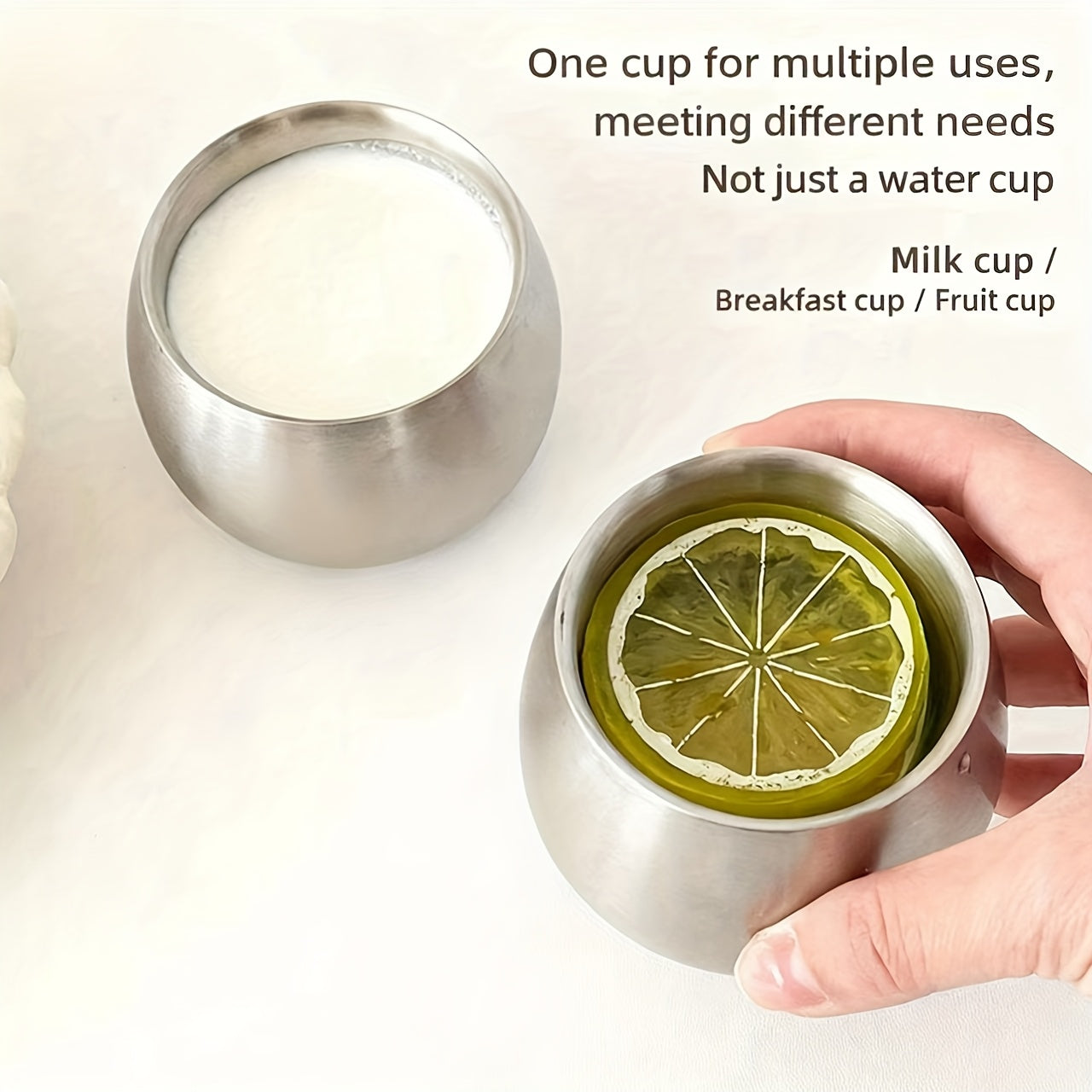 Stainless Steel Double-Wall Insulated Coffee Mug 5