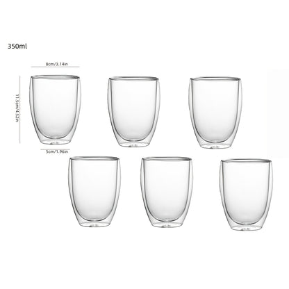 6pcs Double-Wall Egg-Shaped Glass Set 4