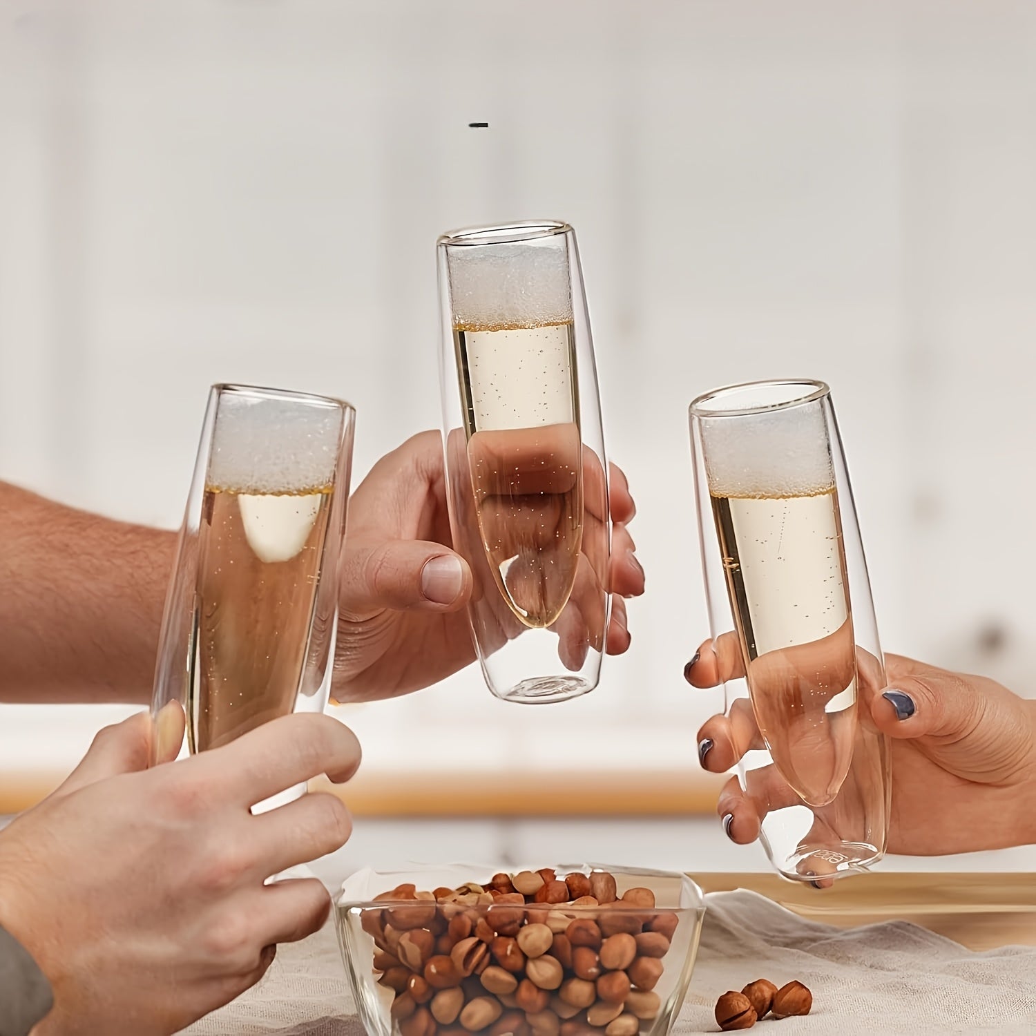 Double Layer Champagne Glass 6