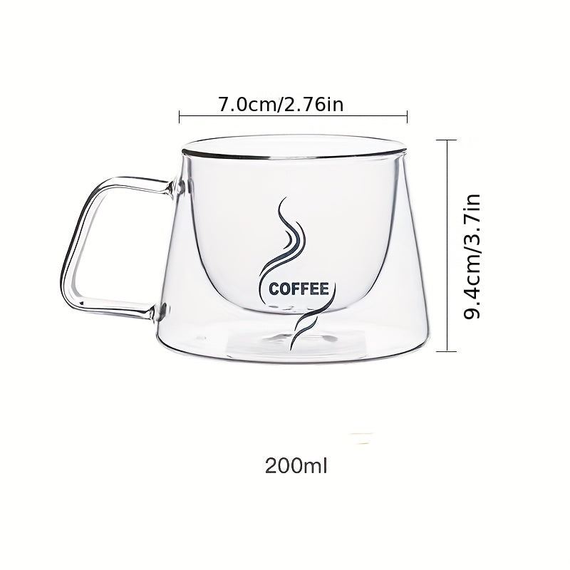 88/2000 2pcs 200Ml Double-Layer Glass Coffee Mug 5
