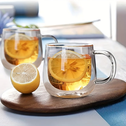 2/4/6pcs Set - 200Ml - Double-Layer Glass Coffee Cup 2