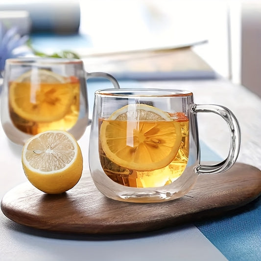2/4/6pcs Set - 200Ml - Double-Layer Glass Coffee Cup 2
