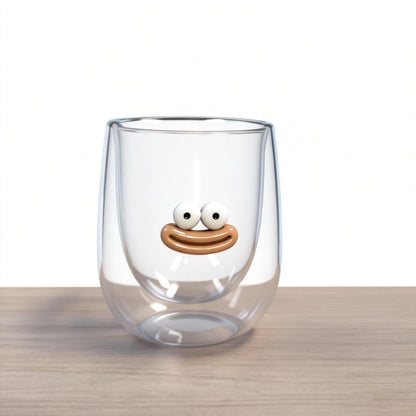 Hand-Blown Double-Wall Glass Tumblers - Insulated