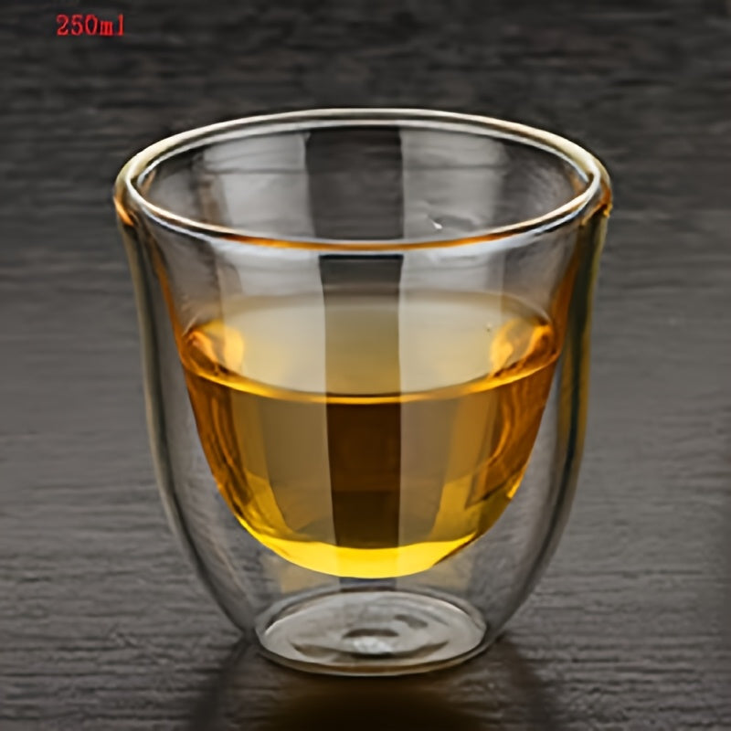 1pc Double-Layer Glass Cup