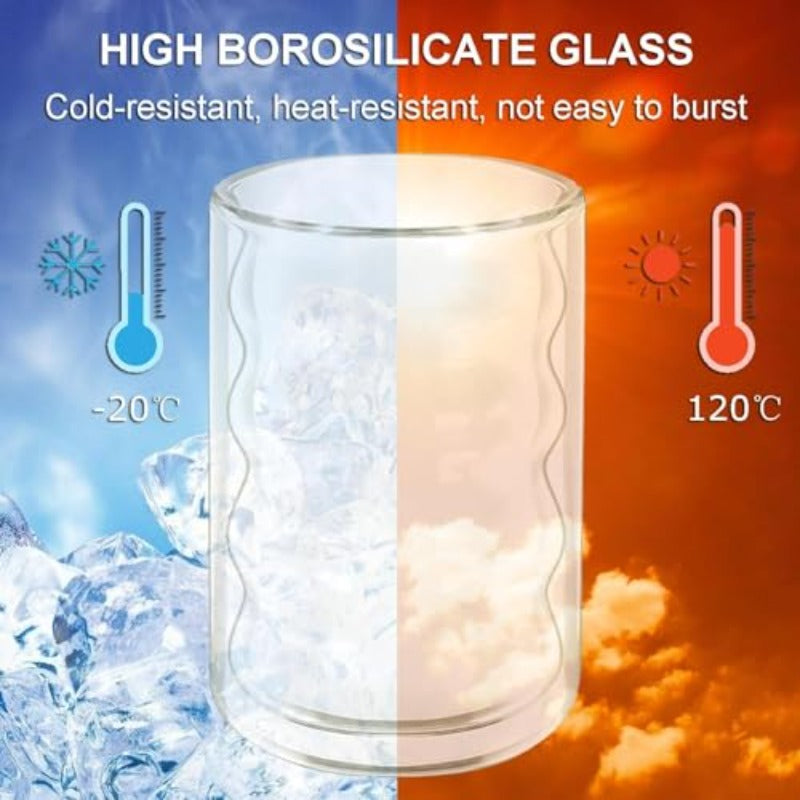 Glass Coffee Mugs Set Of 4 6