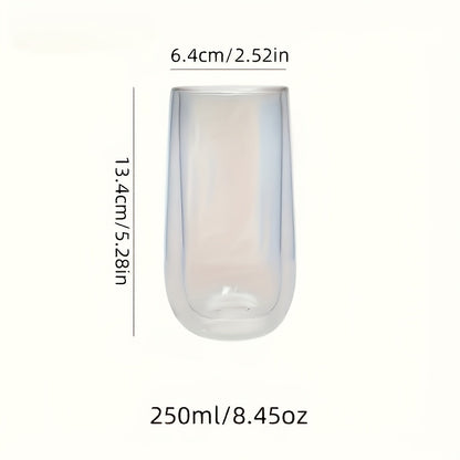Set Of 4 Transparent Glass Cups 5