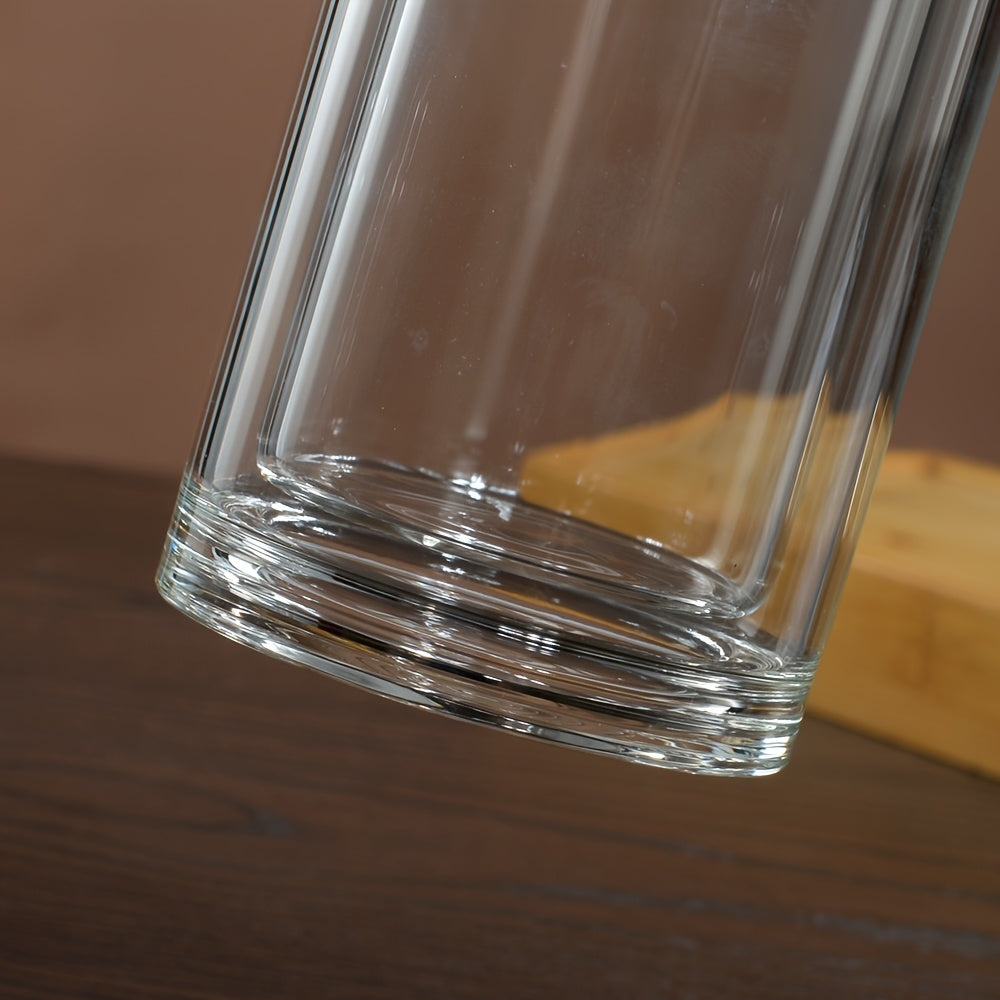 1pc Double-Layer High Borosilicate Glass Cup Men Women Tea Separation Water Cup Women'S High Aesthetic Flower Tea Cup 6
