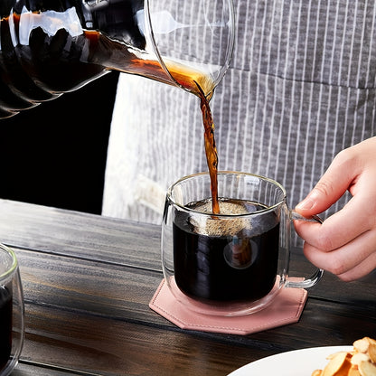 2/4/6/12pcs Set - 200ml - Double-Wall Glass Coffee Cups 4