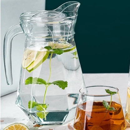 J-726-Glass Jug with Lid