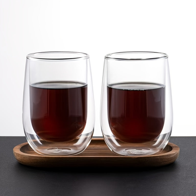 350Ml Double-Walled Glass Water Cup 4